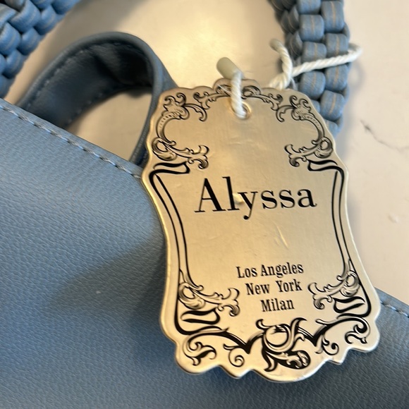 Grey Blue Chic Leather Backpack! - Picture 3 of 3